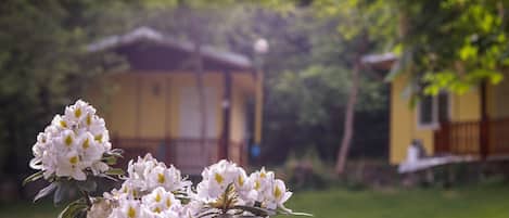 Bungalow, 1 kamar tidur, Boleh Merokok, balkon | Taman