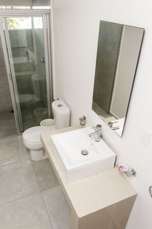 Room, 1 Bedroom, Smoking | Bathroom - Room in Condo - Condohotel 5th Avenue Basic Studio (Playa del Carmen)