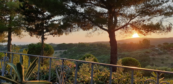 Villa, 5 Bedrooms, Private Pool, Garden View | View from property - Tuscan Villa, Private Pool and Tennis Court Garden,wi-fi, Ac, Pet Friendly (Rosignano Marittimo)