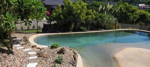 Pool - Oceanview Beachhouse- Panoramic views and pool (Caves Beach)