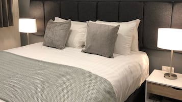 2 chambres, literie hypoallergénique, coffres-forts dans les chambres