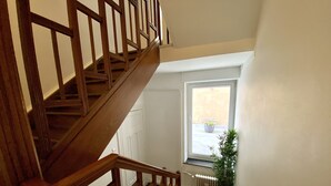 Staircase - 3BR Townhouse W 2Bath Pvt Prkg & Terrace (Luxembourg City)