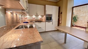 Townhome | Private kitchen - 3BR Townhouse W 2Bath Pvt Prkg & Terrace (Luxembourg City)