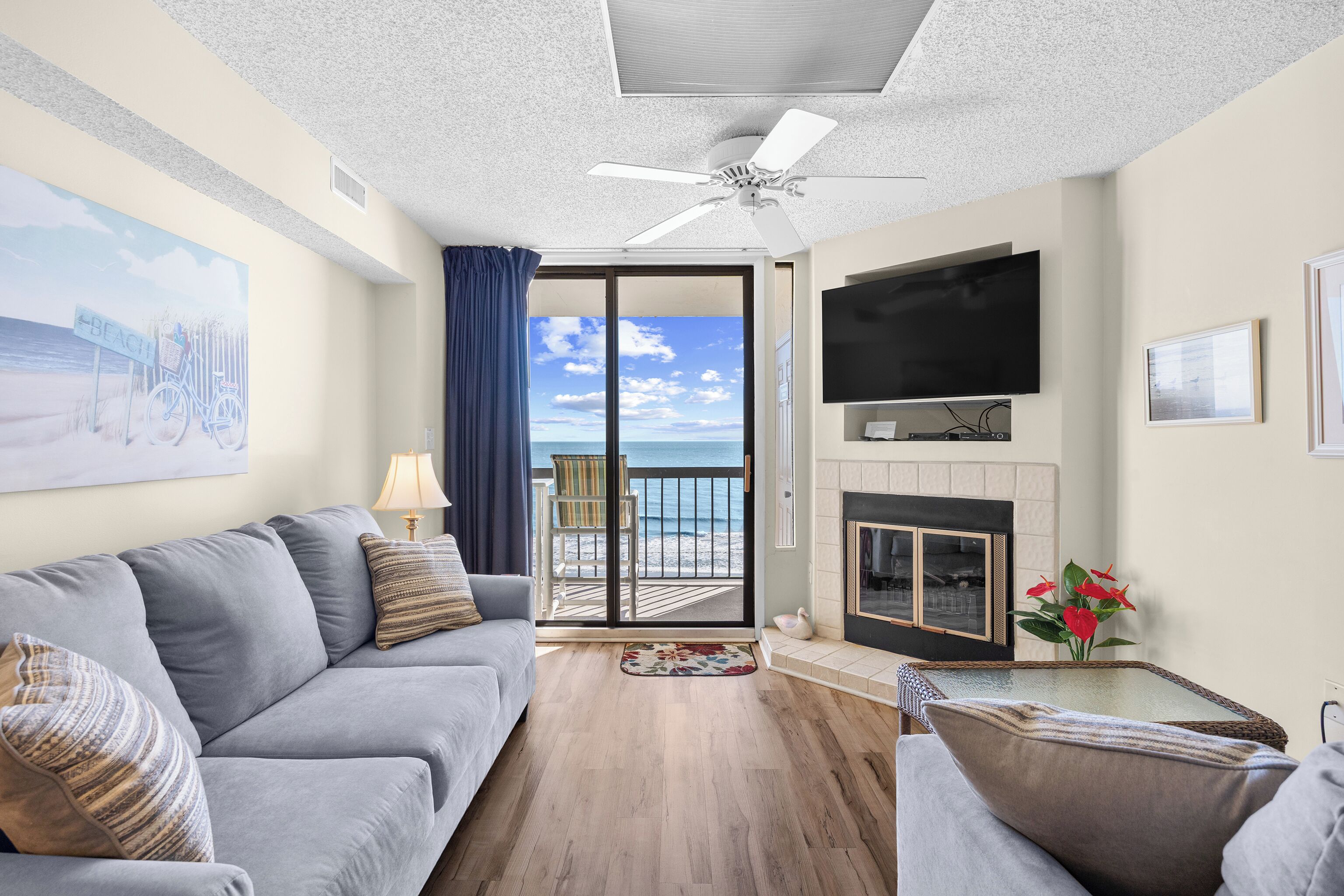 Smart TV, DVD player, books