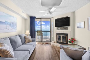 Smart TV, DVD player, books - Waterpointe II 1004 | Oceanfront 3 Bedroom Condo (North Myrtle Beach)
