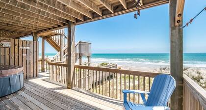 Stories By The Sea - 5 BR, 4.5 BA Oceanfront, Spectacular Views, Private Hot Tub
