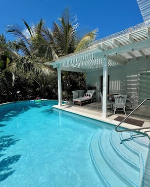Outdoor pool - Summer Escape! Private Pool, 3 Min Walk to Grace Bay Beach • Sleeps 4 (Providenciales)