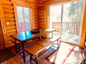 Dining - Relaxing 5 Bedroom Log Cabin with Large Backyard (Donnelly)