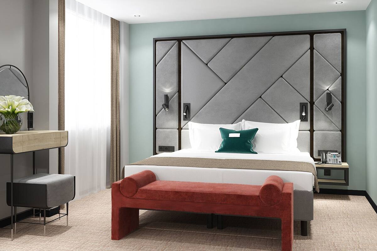 Suite | 1 Schlafzimmer, Zimmersafe, Schreibtisch, schallisolierte Zimmer