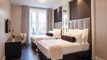 Grand Double Room | Frette Italian sheets, premium bedding, in-room safe, laptop workspace