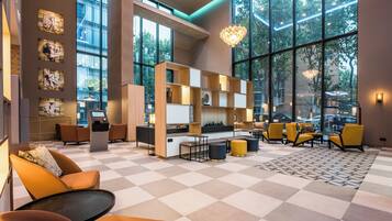 Zona de estar del vestíbulo