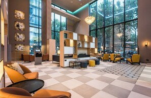 Sitteområde i lobbyen