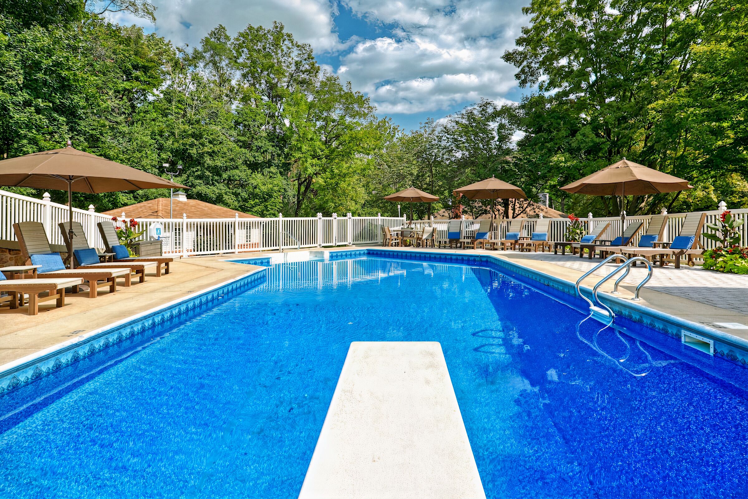 Indoor pool, a heated pool
