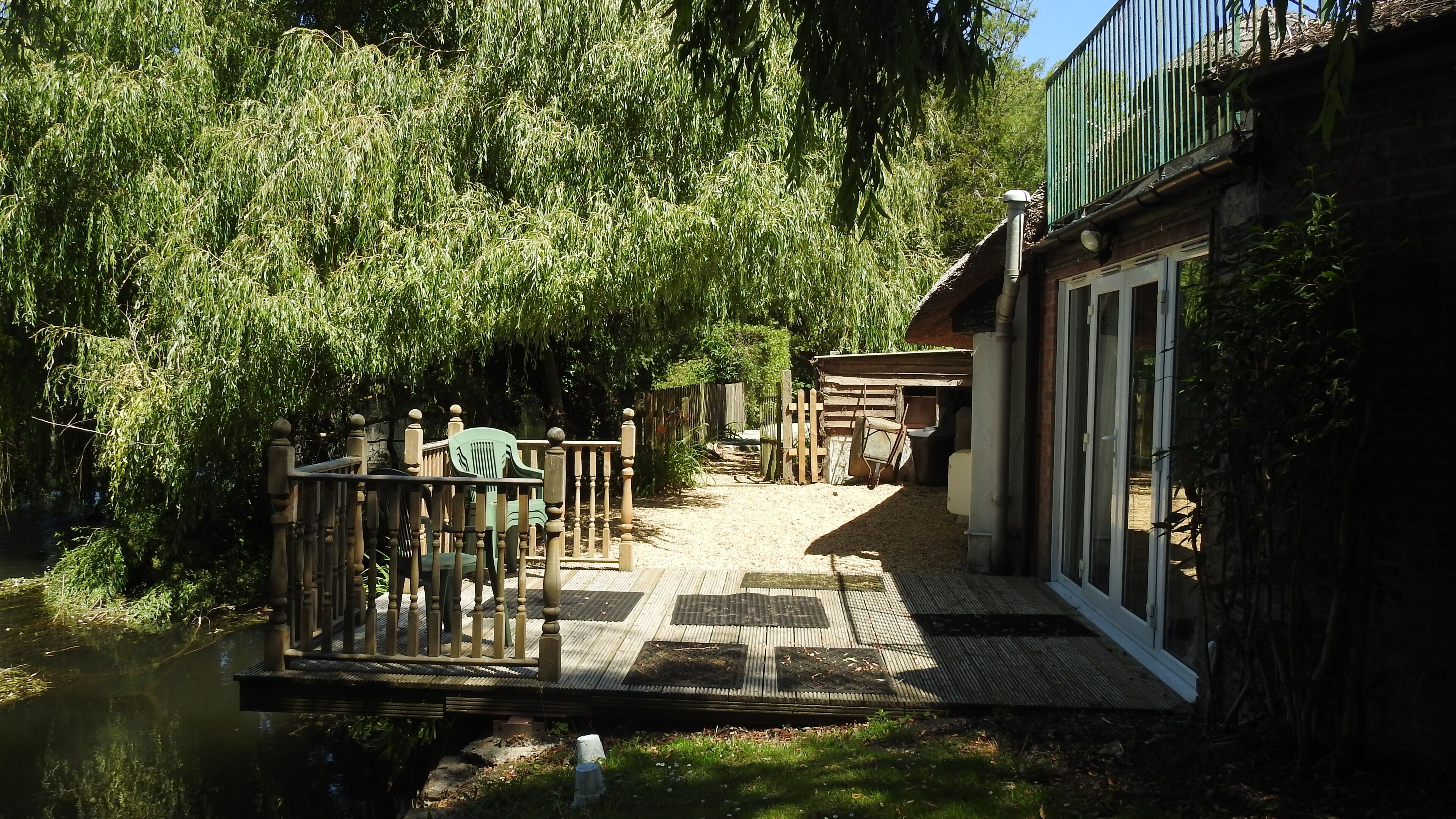 Riverside garden