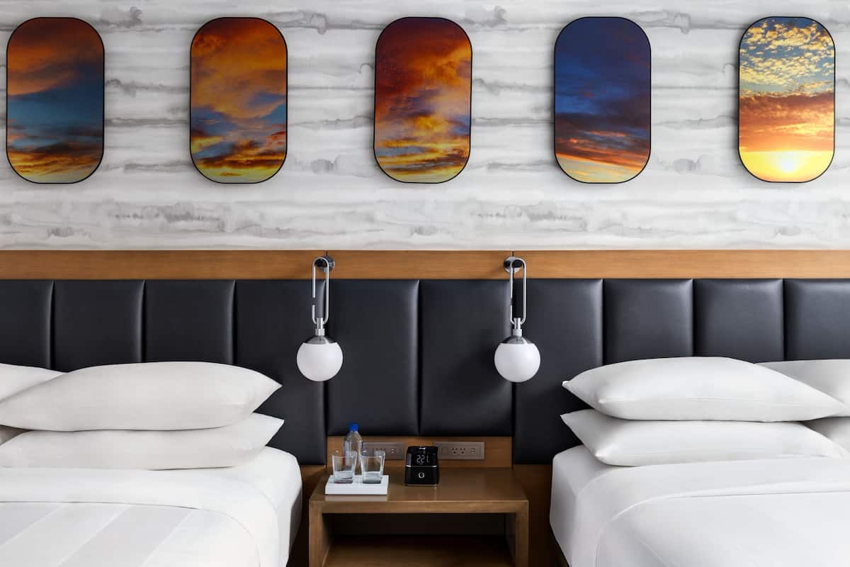 desk, laptop workspace, iron/ironing board, free wifi