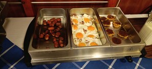 Free daily buffet breakfast