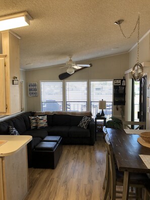 Smart TV, DVD player, books, video library -  Private Home On The Island Great Lake Views 
beach slips pool spa- 21506218 (Lake Havasu City)