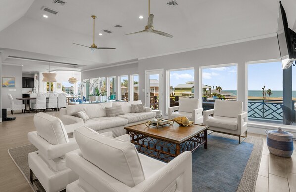 Smart TV, fireplace, table tennis, books - Casa Delfín - Family/Fun/Modern - Key Allegro location with panoramic bay views (Rockport)