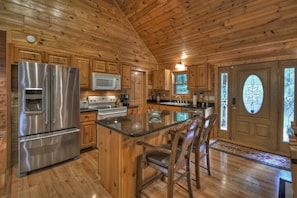 Fridge, microwave, oven, stovetop - Poplar Creek Cabin | Free Night Offer! (Blue Ridge)