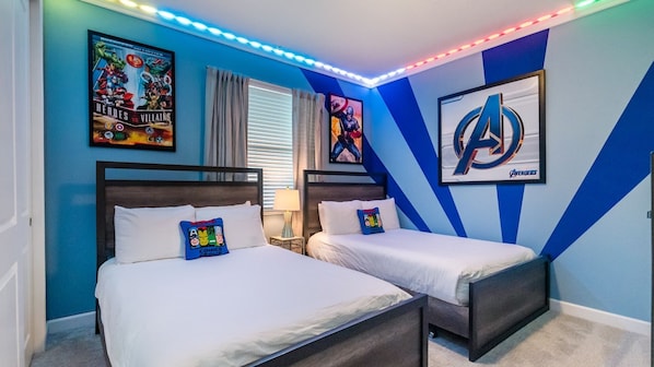 4 bedrooms, iron/ironing board, free WiFi, bed sheets