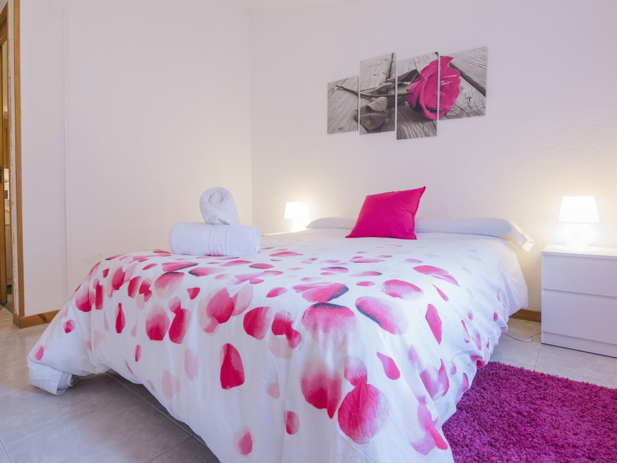 1 bedroom, iron/ironing board, Internet, bed sheets