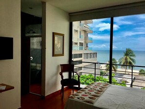 Deluxe Room, 2 Double Beds, Ocean View | View from room - Arte Hotel (Santa Marta)