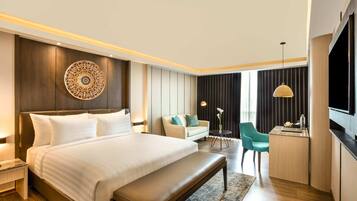 Grand Double Room, 1 King Bed | Desk, laptop workspace, soundproofing, free WiFi