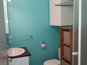 Bathroom - Studio cabin 24m² at the foot of the slopes with balcony (Les Adrets-Prapoutel)
