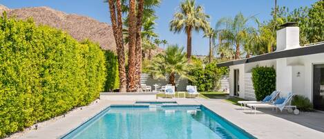 Una piscina riscaldata