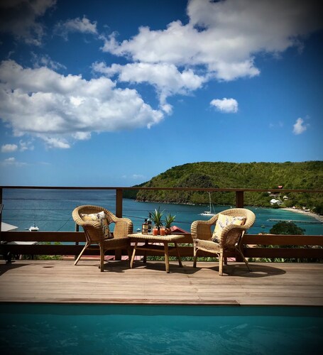 Villa Valentine, sea view, private pool, 5 bedrooms, 5-minute walk to the beach