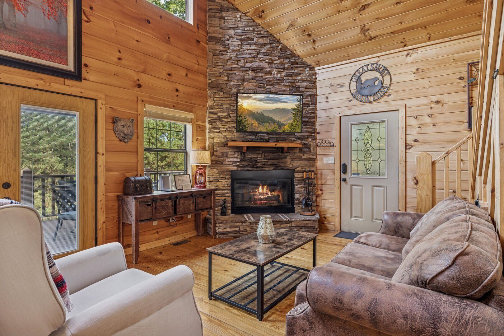 Fernseher, Kamin, Videospiele, DVD-Player