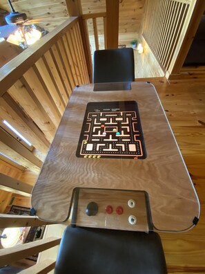 Games room - Doin' All Right, a handcrafted dog-friendly cabin on a large 2-acre lot just minutes from town! (Sevierville)