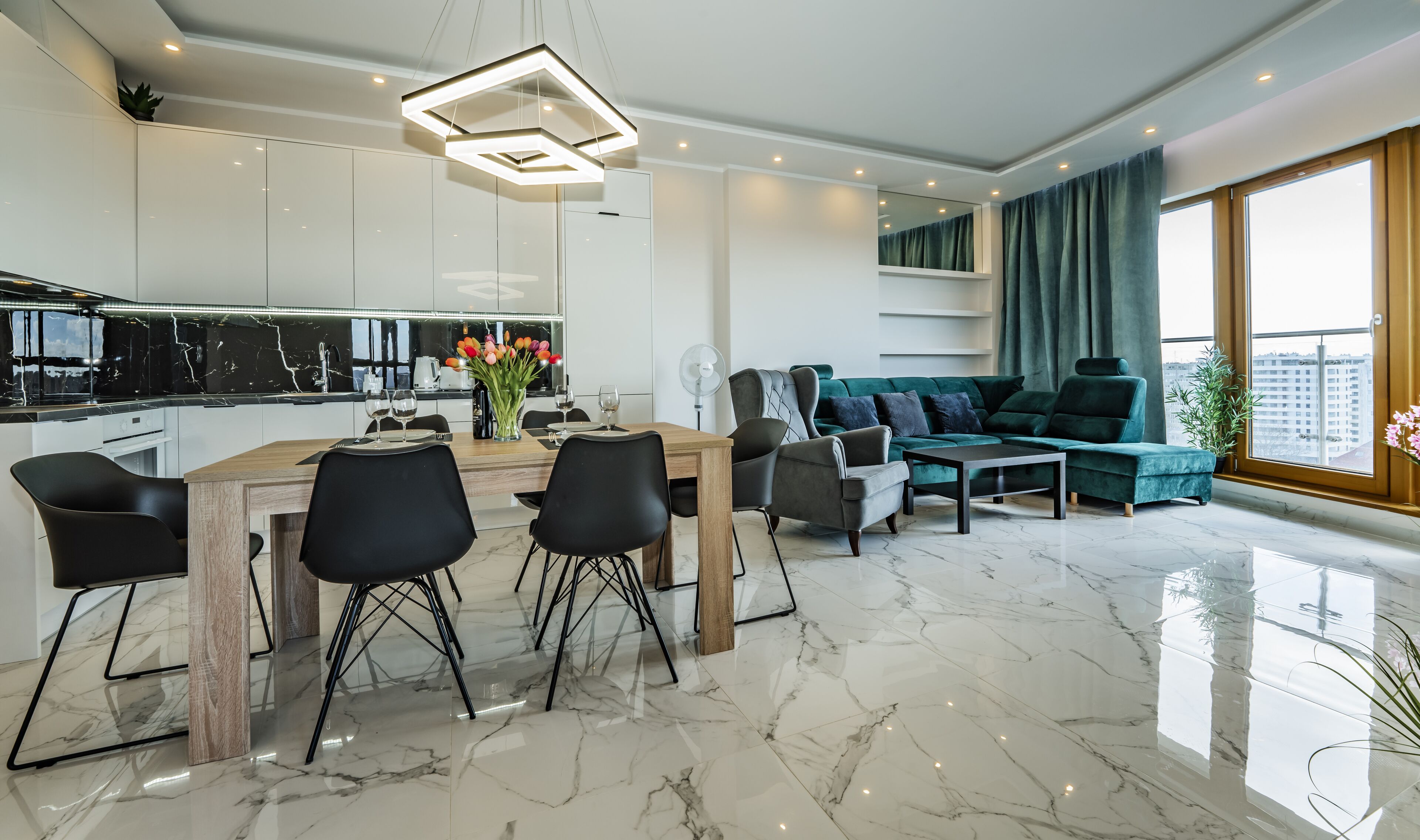 Departamento panorámico, 2 habitaciones, vista al mar (1) | Ropa de cama de alta calidad y decoración personalizada 