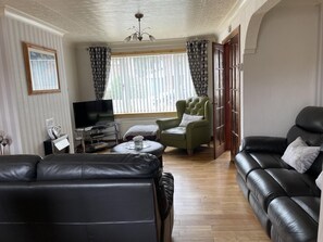 House | Living area | Fireplace