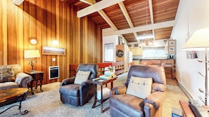 TV connectée, cheminée