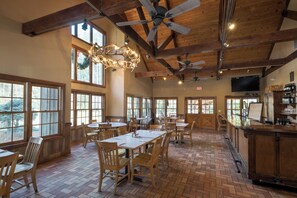 Dining - Spacious Wooden Cabin, WiFi, Hot Tub, Close to Walking Trails, Fireplace (Ferguson)