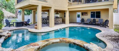 Una piscina climatizada