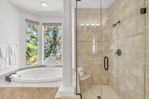 Shower, towels