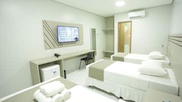 Pillow-top beds, minibar, in-room safe, desk