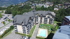 Exterior - 100m from ski lifts, 1st floor, balcony, tv, ski locker, 31m², Saint Gervais (Saint-Gervais-les-Bains)