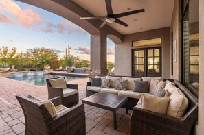 Terrace/patio - Desert Estate: Pool, Spa, Sport Court & Theater (Scottsdale)