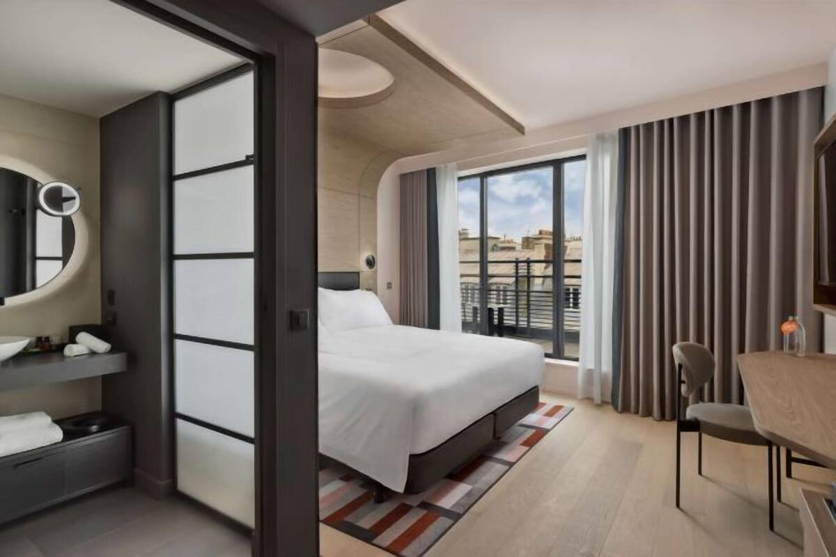 Premium bedding, memory-foam beds, minibar, in-room safe