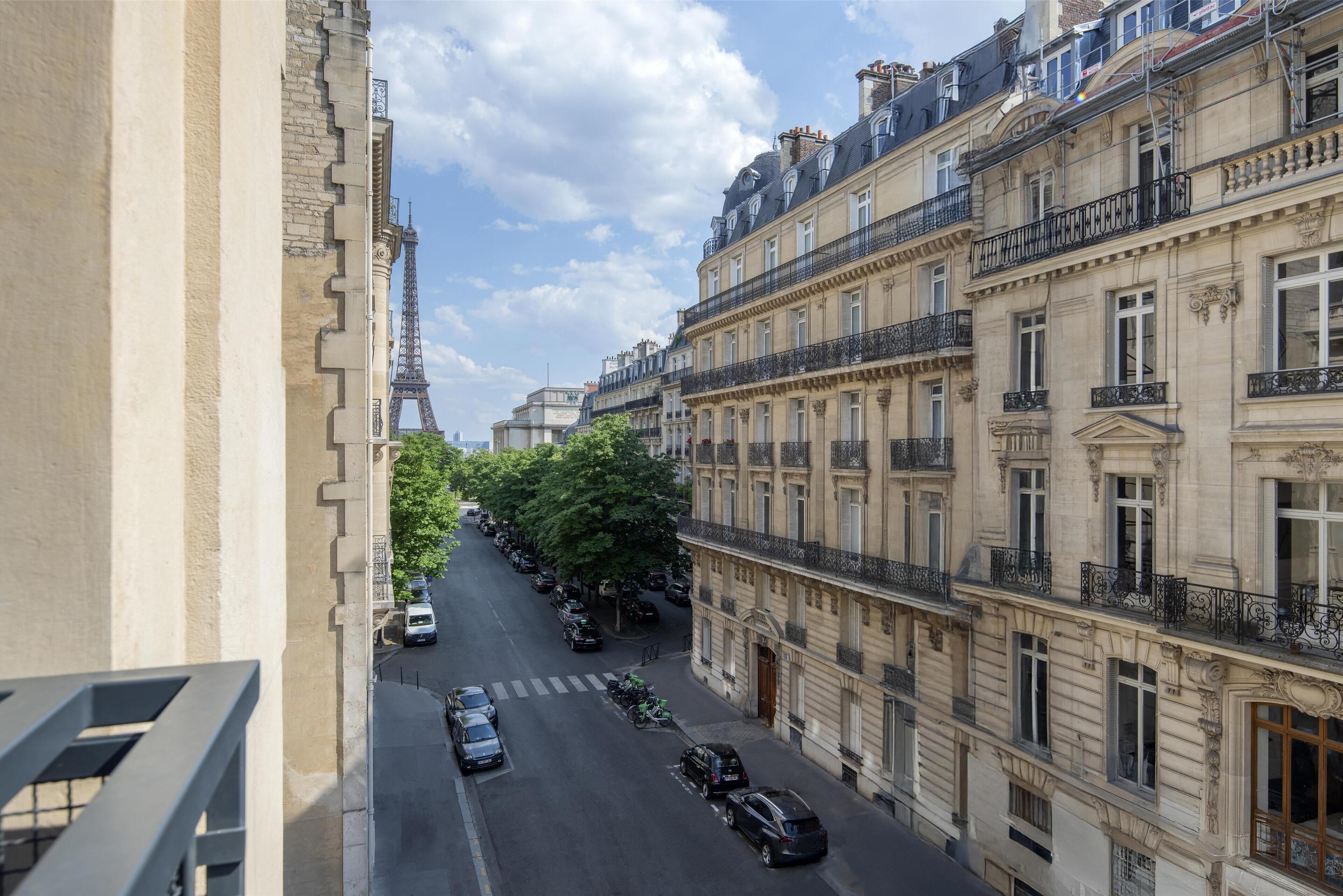 premium eiffel moment | premium bedding, memory-foam beds, minibar, in-room safe