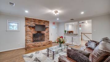 TV connectée, cheminée