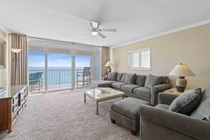 TV, DVD player - 2 bedroom, 2 bath Gulf-front condo - Destin Gulfgate 0606! (Destin)