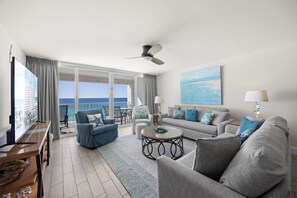 Televisión y reproductor de DVD 