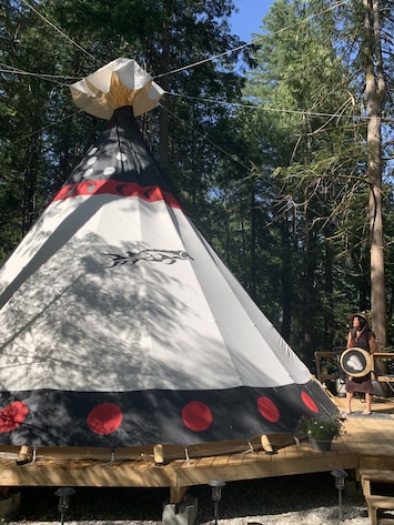 This is our 26 foot teepee