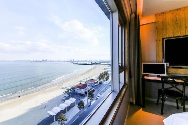 Standard-Doppelzimmer, 1 Queen-Bett, Meerblick | Strand-/Meerblick