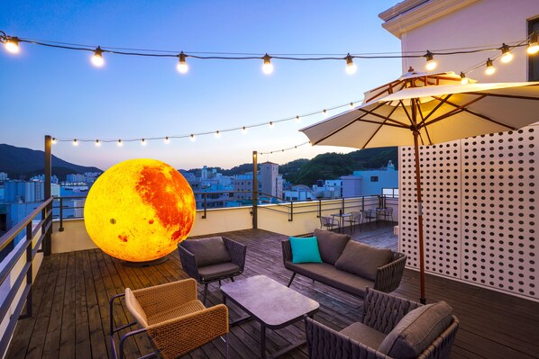Terrasse sur le toit
