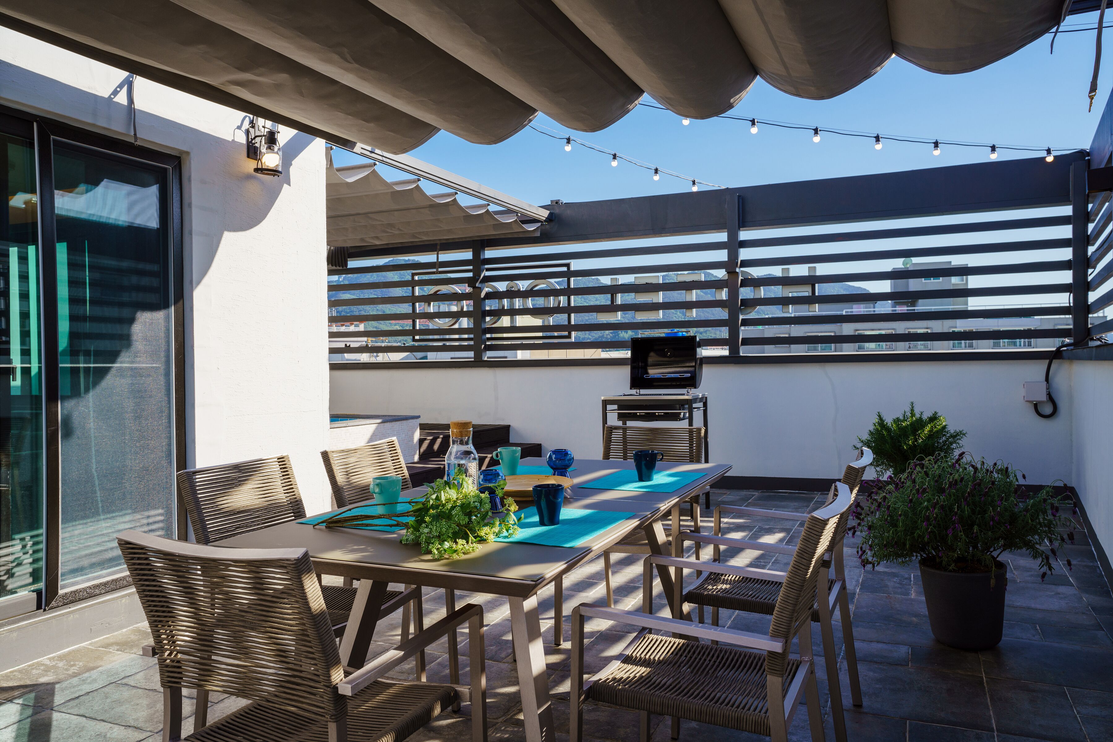 Pool Villa Pension | Private kitchen | Coffee/tea maker, shared fridge, shared microwave, electric kettle